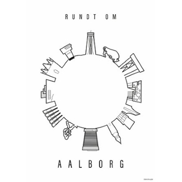 Behind The Capital Plakat - Rundt Om Aalborg - A3