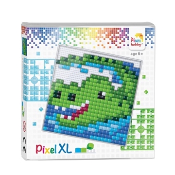 Pixelhobby XL perler - Krokodille 