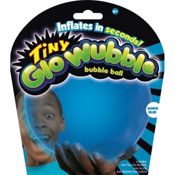 Wubbleball - Tiny Wabble - Blå - Selvlysende